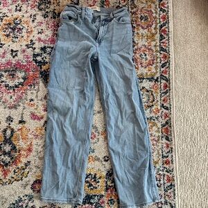 Hollister Light Blue Straight Leg Pants